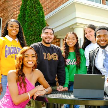 Students Together at Table