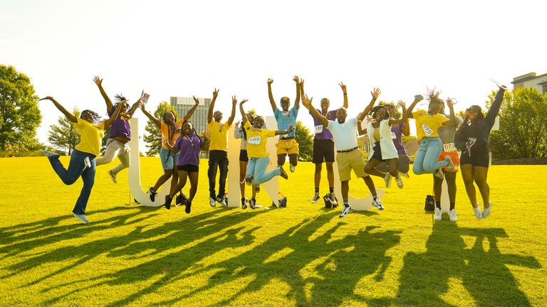 Miles Students UNCF walk 2023 2