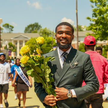 Jalen at Organization Fair