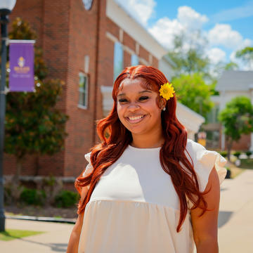 Kaila at Student Center